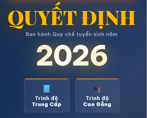 Quyết định Ban hành Quy chế Tuyển sinh năm 2026